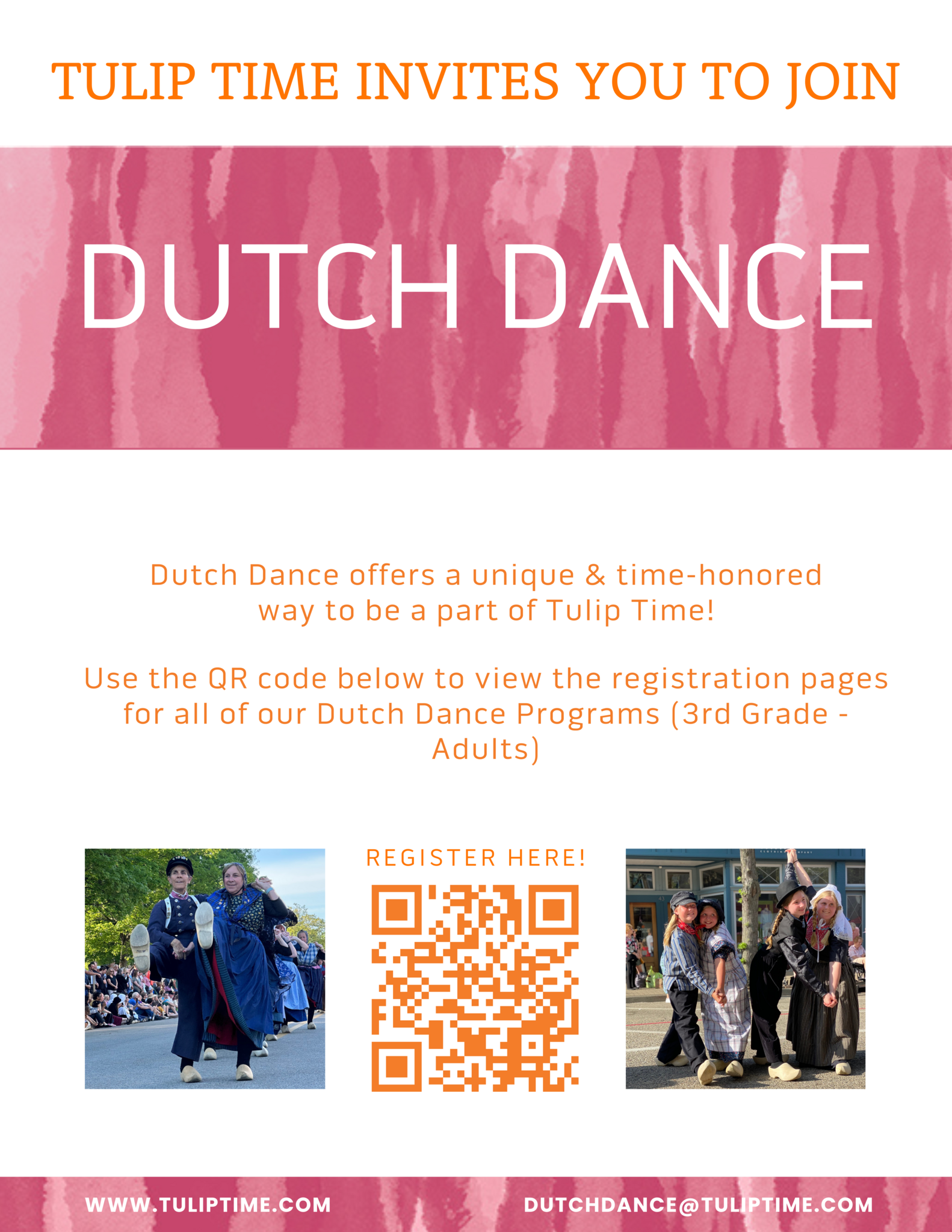 Tulip Time and Dutch Dance Opportunities