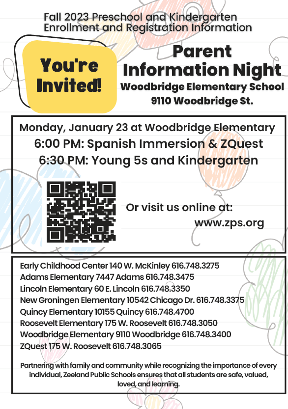 Information Night at Woodbridge 6-7PM